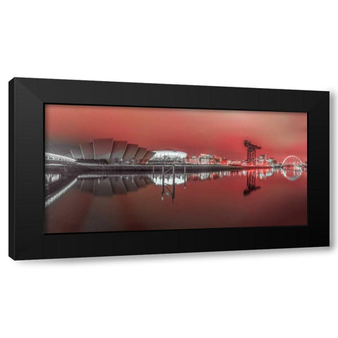 AF20150304 Glasgow 883P2C01 Black Modern Wood Framed Art Print by Frank, Assaf