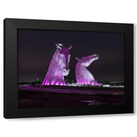 AF20150306 The Kelpies 1310C02 Black Modern Wood Framed Art Print with Double Matting by Frank, Assaf