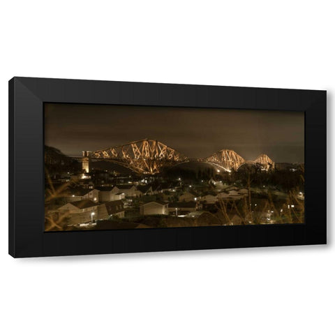 AF20150307 Forth Bridge 1596C01 Black Modern Wood Framed Art Print with Double Matting by Frank, Assaf