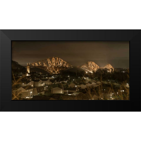AF20150307 Forth Bridge 1596C01 Black Modern Wood Framed Art Print by Frank, Assaf