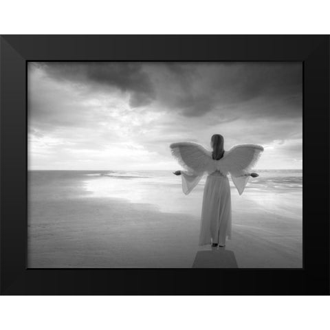 AF20121001 Sea 058PC02 Black Modern Wood Framed Art Print by Frank, Assaf