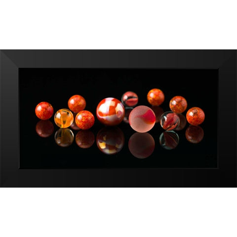 AF20150227 Marbles 123 Black Modern Wood Framed Art Print by Frank, Assaf