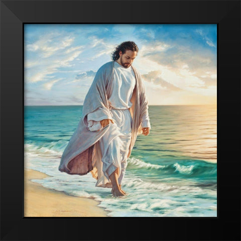 Be Still My Soul Black Modern Wood Framed Art Print by Missman, Mark