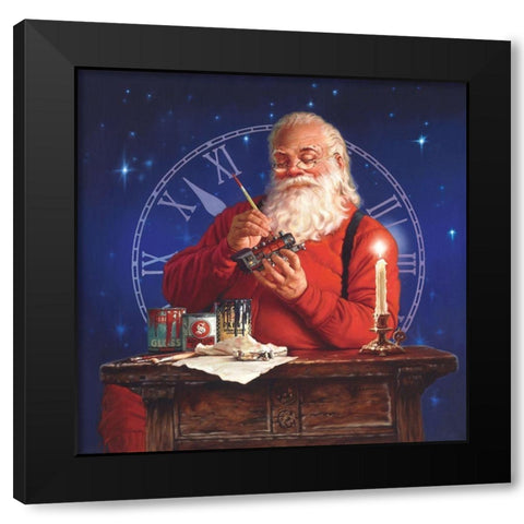 Finishing Touches Black Modern Wood Framed Art Print by Missman, Mark