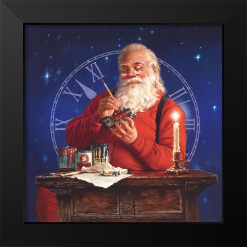 Finishing Touches Black Modern Wood Framed Art Print by Missman, Mark