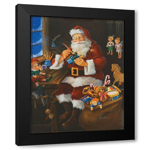 Finishing Touches Black Modern Wood Framed Art Print by Comish, Susan