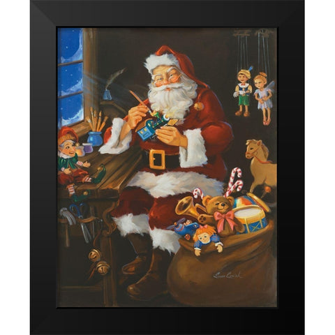 Finishing Touches Black Modern Wood Framed Art Print by Comish, Susan