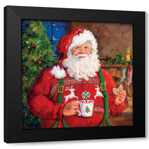 CocoaForSanta Black Modern Wood Framed Art Print with Double Matting by Comish, Susan