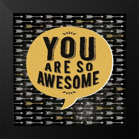 Awesome Black Modern Wood Framed Art Print by Marrott, Stephanie