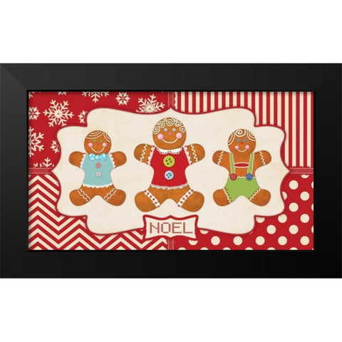 Gingerbread I Black Modern Wood Framed Art Print by Marrott, Stephanie