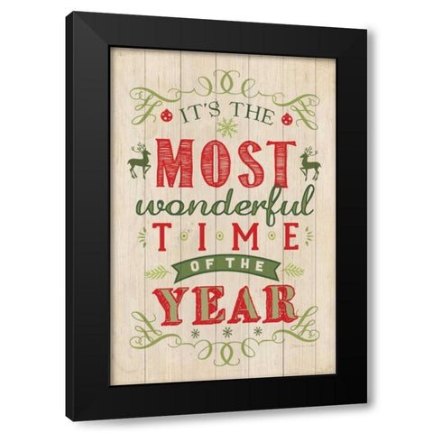 The Most Wonderful Black Modern Wood Framed Art Print with Double Matting by Marrott, Stephanie