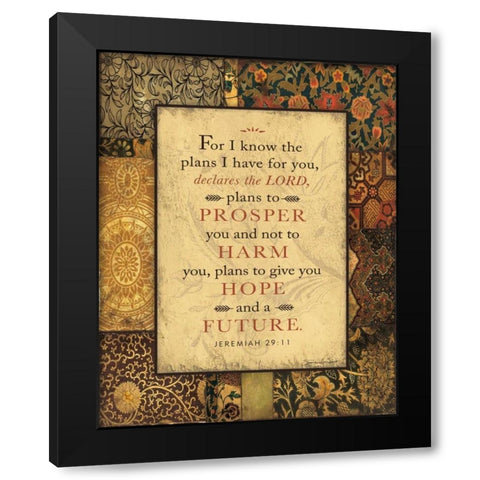 Plans I Have Black Modern Wood Framed Art Print with Double Matting by Marrott, Stephanie