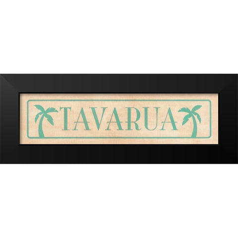 Tavaru Black Modern Wood Framed Art Print by Marrott, Stephanie