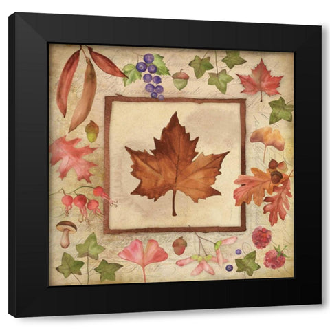 Maple of Fall 1 Black Modern Wood Framed Art Print with Double Matting by Marrott, Stephanie