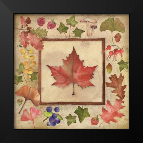 Maple of Fall 2 Black Modern Wood Framed Art Print by Marrott, Stephanie