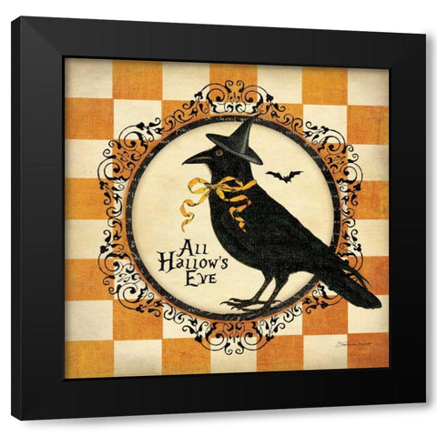 Its A Crow II Black Modern Wood Framed Art Print by Marrott, Stephanie