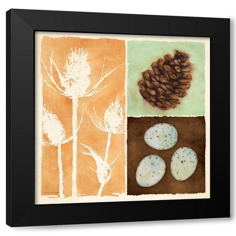 Lodge Collage III Black Modern Wood Framed Art Print with Double Matting by Marrott, Stephanie