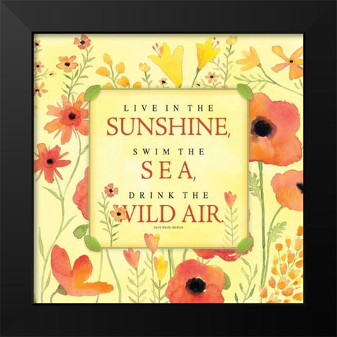 Wild Air I Black Modern Wood Framed Art Print by Marrott, Stephanie