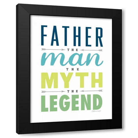 The Legend II Black Modern Wood Framed Art Print by Marrott, Stephanie