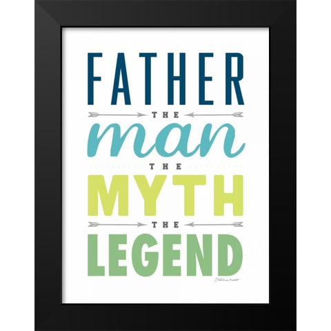 The Legend II Black Modern Wood Framed Art Print by Marrott, Stephanie
