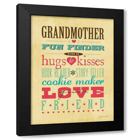 Grandmother I Black Modern Wood Framed Art Print by Marrott, Stephanie