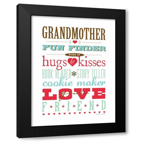Grandmother II Black Modern Wood Framed Art Print with Double Matting by Marrott, Stephanie