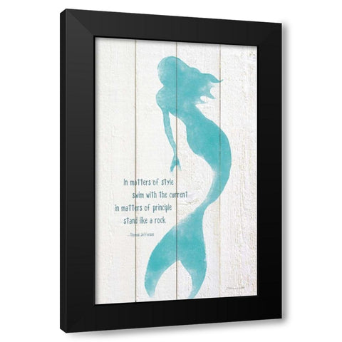 Matters of Style Black Modern Wood Framed Art Print with Double Matting by Marrott, Stephanie