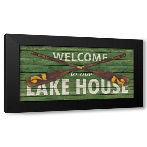 Lakehouse I Black Modern Wood Framed Art Print by Marrott, Stephanie