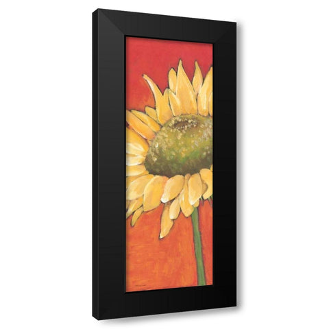 Sunny Flower Black Modern Wood Framed Art Print with Double Matting by Marrott, Stephanie