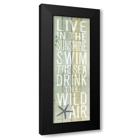 Wild Air Black Modern Wood Framed Art Print by Marrott, Stephanie