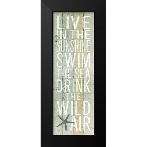 Wild Air Black Modern Wood Framed Art Print by Marrott, Stephanie