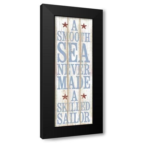 Skilled Sailor Black Modern Wood Framed Art Print by Marrott, Stephanie