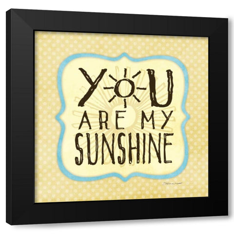Sunshine Black Modern Wood Framed Art Print with Double Matting by Marrott, Stephanie