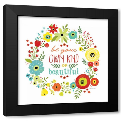 Own Kind Black Modern Wood Framed Art Print with Double Matting by Marrott, Stephanie