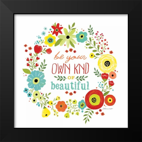 Own Kind Black Modern Wood Framed Art Print by Marrott, Stephanie
