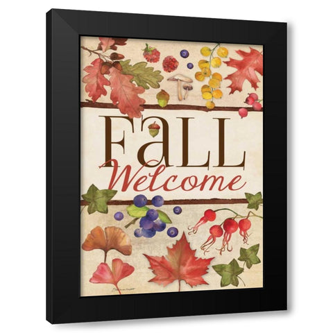 Harvest Flag Black Modern Wood Framed Art Print with Double Matting by Marrott, Stephanie