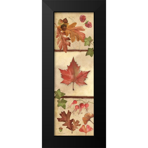 Autumn Collage II Black Modern Wood Framed Art Print by Marrott, Stephanie