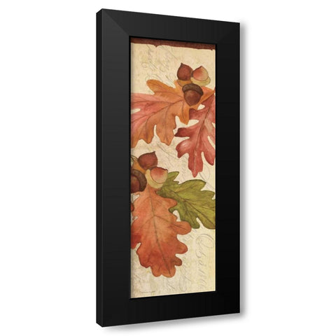 Autumn Collage IV Black Modern Wood Framed Art Print with Double Matting by Marrott, Stephanie