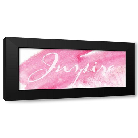 Inspire Black Modern Wood Framed Art Print with Double Matting by Marrott, Stephanie