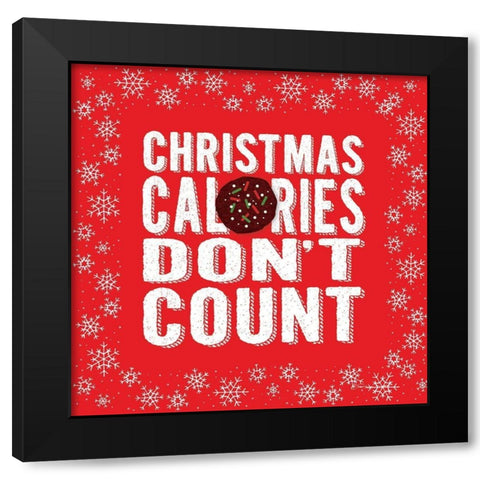 Dont Count Black Modern Wood Framed Art Print by Marrott, Stephanie