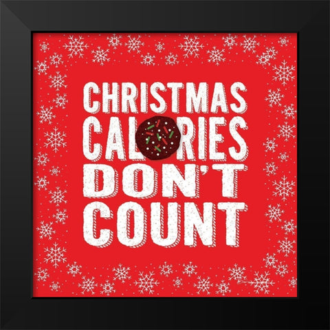 Dont Count Black Modern Wood Framed Art Print by Marrott, Stephanie