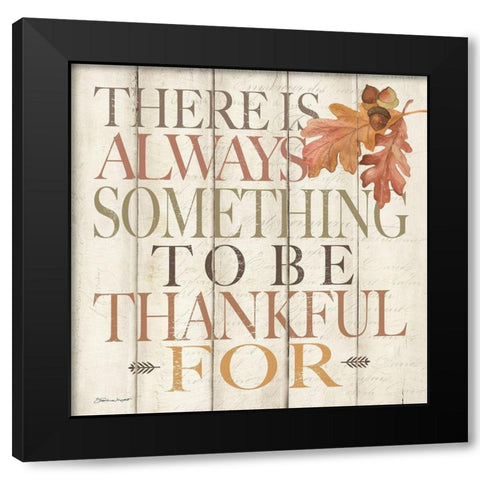 Always Something Black Modern Wood Framed Art Print with Double Matting by Marrott, Stephanie