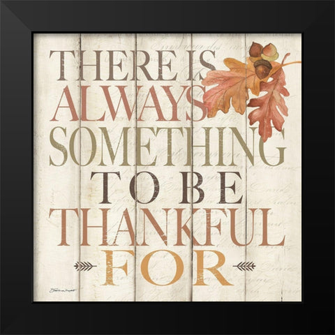 Always Something Black Modern Wood Framed Art Print by Marrott, Stephanie