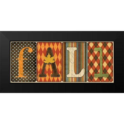 Fall Black Modern Wood Framed Art Print by Marrott, Stephanie