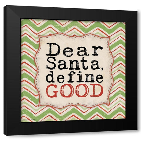 Define Good Black Modern Wood Framed Art Print with Double Matting by Marrott, Stephanie