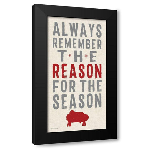 The Reason Black Modern Wood Framed Art Print by Marrott, Stephanie