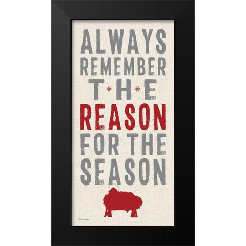 The Reason Black Modern Wood Framed Art Print by Marrott, Stephanie
