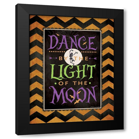 Dance Black Modern Wood Framed Art Print with Double Matting by Marrott, Stephanie