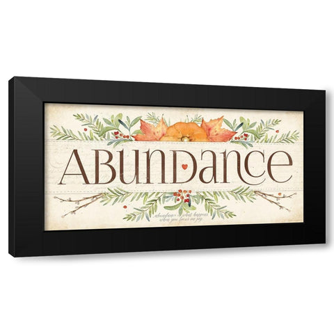 Abundance Black Modern Wood Framed Art Print with Double Matting by Marrott, Stephanie