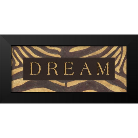 Dream Black Modern Wood Framed Art Print by Marrott, Stephanie